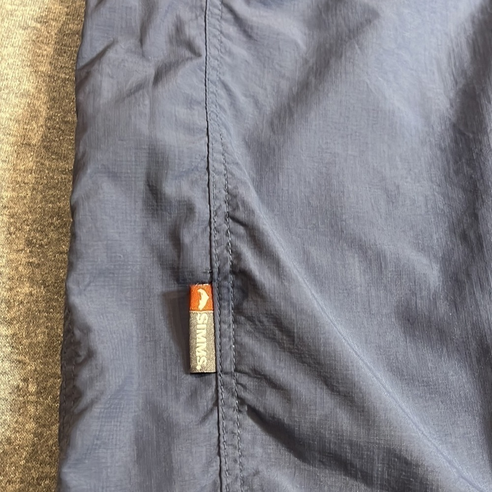 Simms fishing guide series long sleeve button blue shirt. - Picture 8 of 12